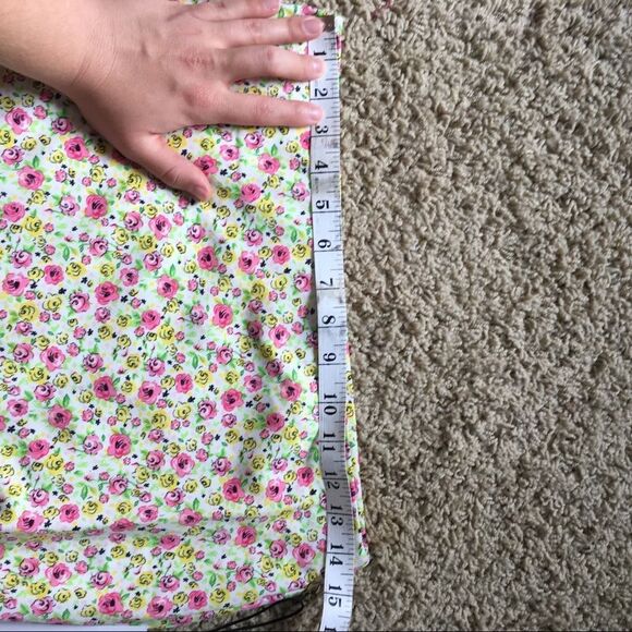 Maison d’Amelie Floral Maxi Skirt Size 4 White Small Flower Print - Picture 7 of 7